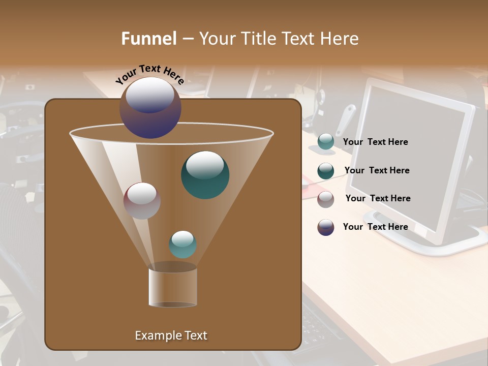 Screen Electronics University PowerPoint Template