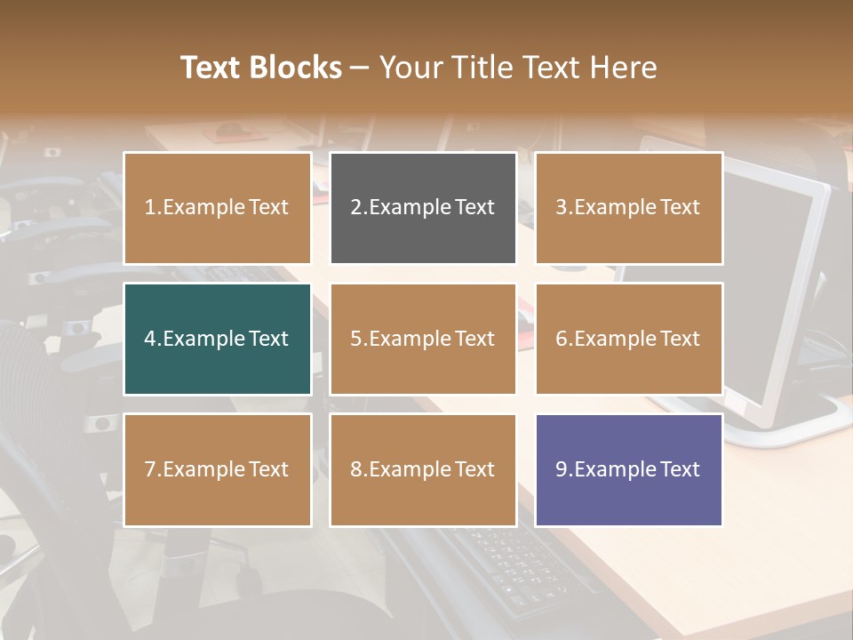 Screen Electronics University PowerPoint Template