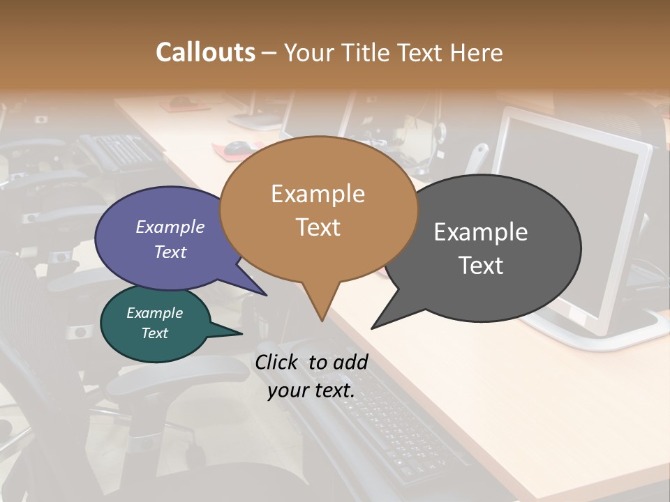 Screen Electronics University PowerPoint Template