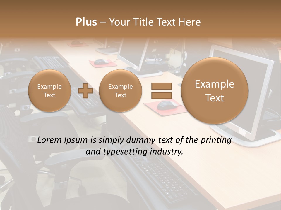 Screen Electronics University PowerPoint Template