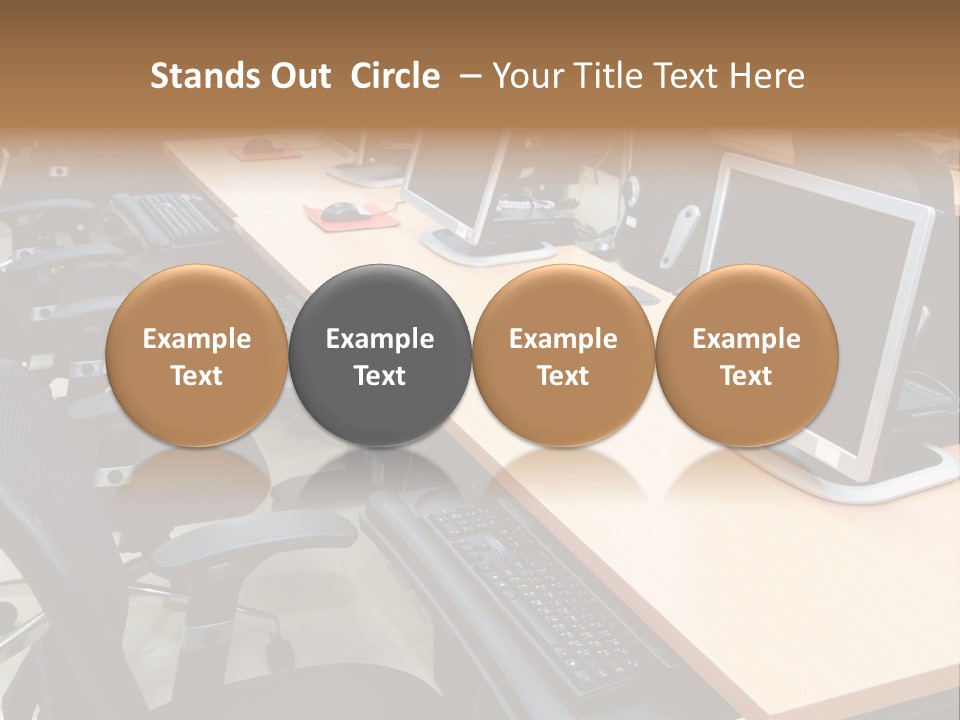 Screen Electronics University PowerPoint Template