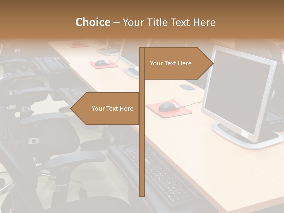 Screen Electronics University PowerPoint Template
