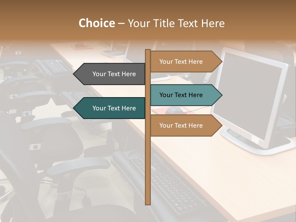 Screen Electronics University PowerPoint Template