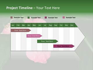 Botanical Leafs Purple PowerPoint Template