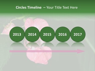 Botanical Leafs Purple PowerPoint Template