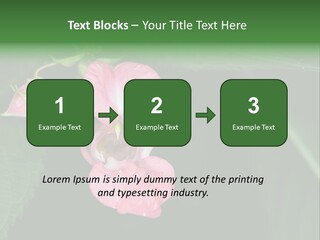 Botanical Leafs Purple PowerPoint Template