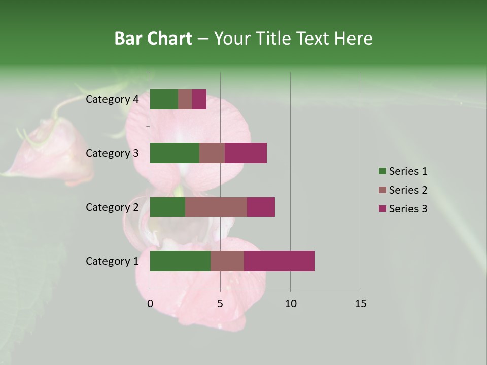Botanical Leafs Purple PowerPoint Template