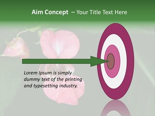 Botanical Leafs Purple PowerPoint Template