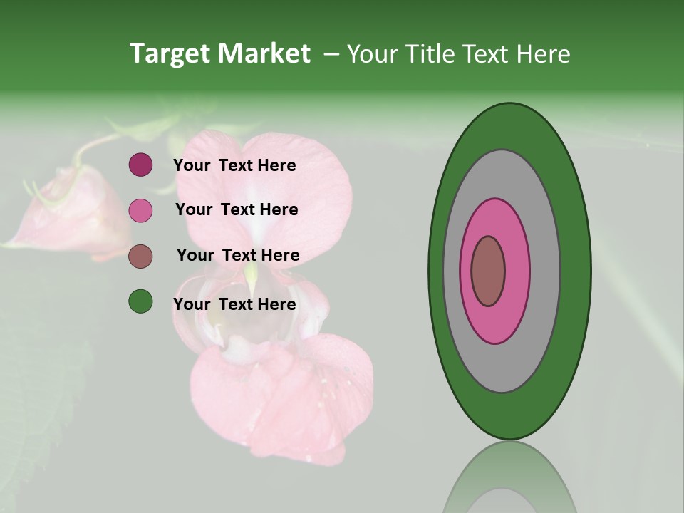 Botanical Leafs Purple PowerPoint Template