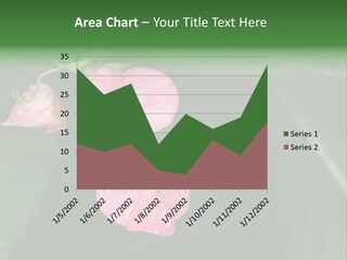 Botanical Leafs Purple PowerPoint Template