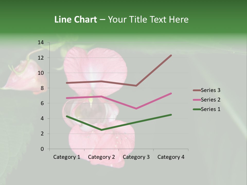 Botanical Leafs Purple PowerPoint Template