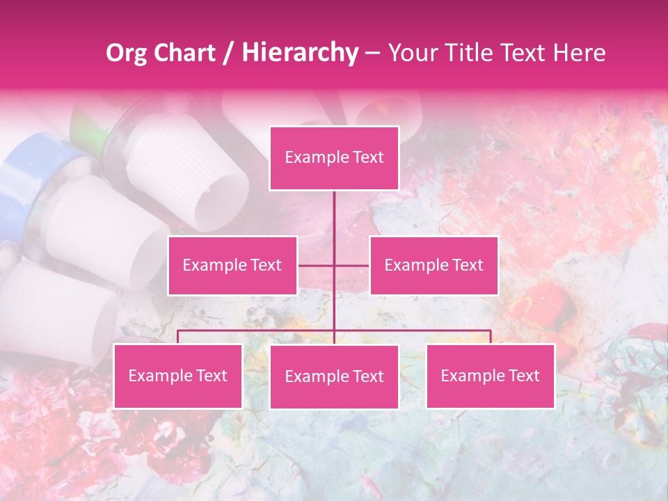 A Group Of Paint Tubes Sitting On Top Of A Table PowerPoint Template