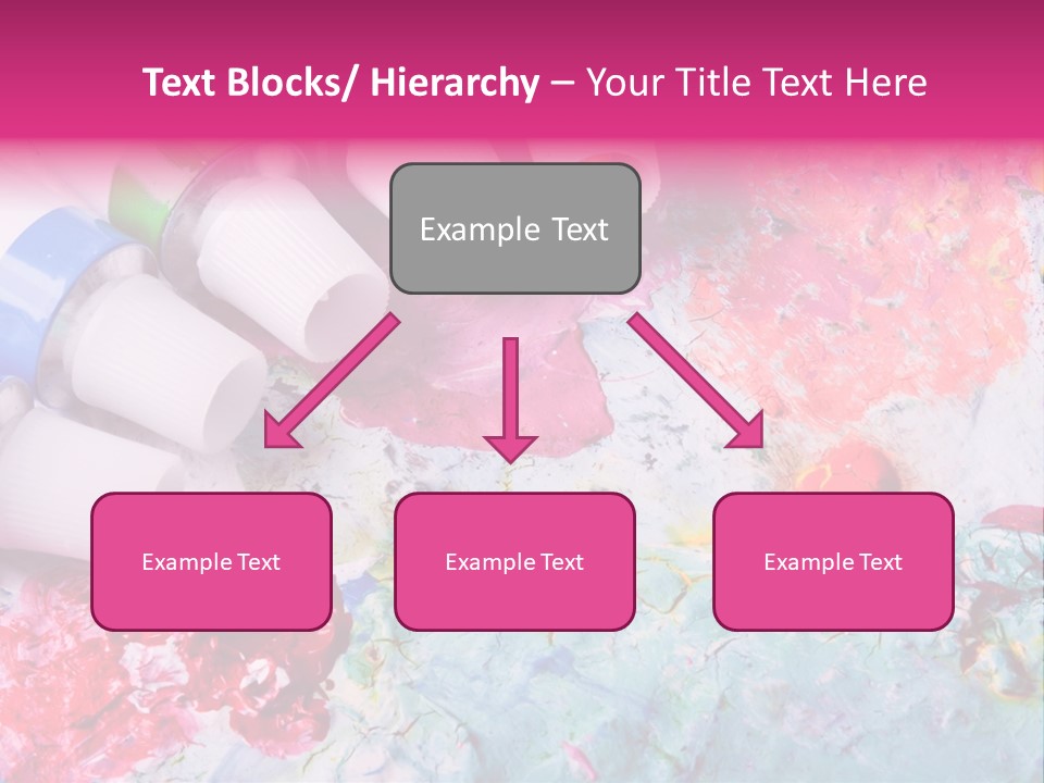 A Group Of Paint Tubes Sitting On Top Of A Table PowerPoint Template