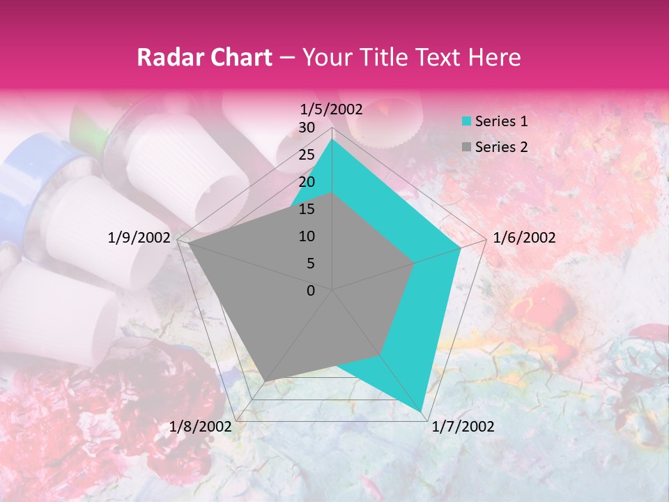 A Group Of Paint Tubes Sitting On Top Of A Table PowerPoint Template