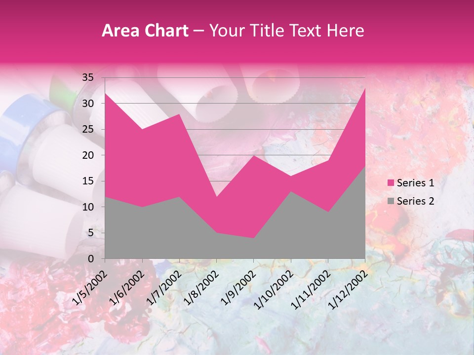 A Group Of Paint Tubes Sitting On Top Of A Table PowerPoint Template