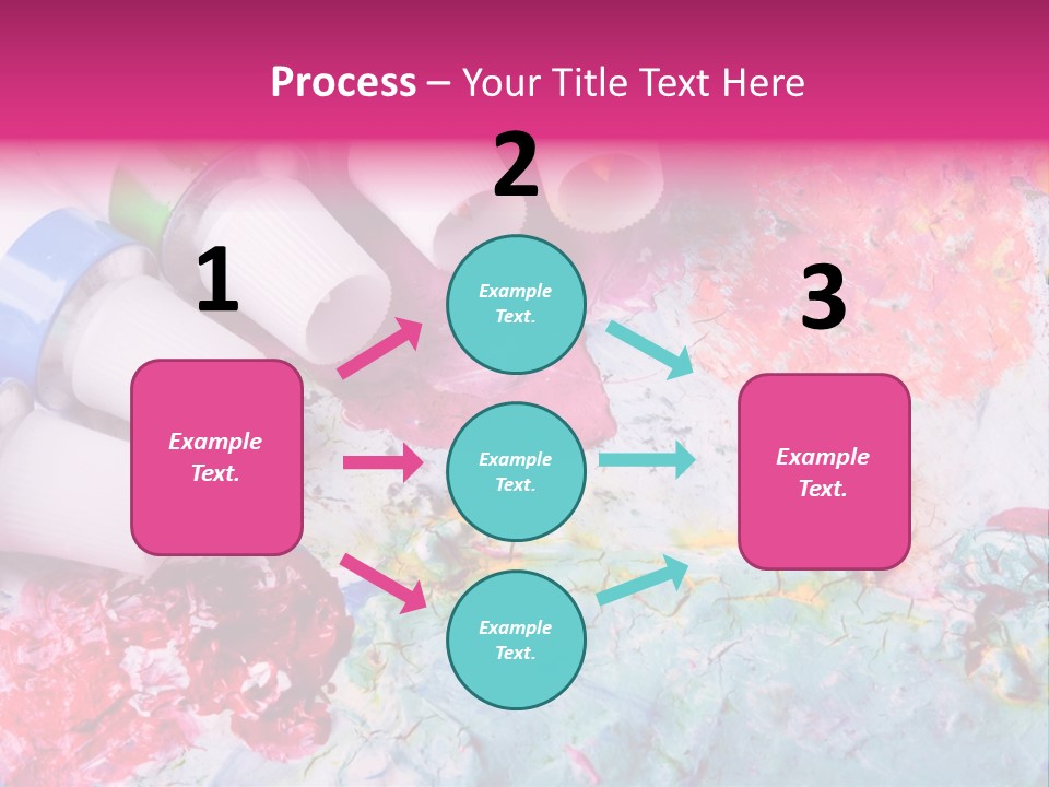 A Group Of Paint Tubes Sitting On Top Of A Table PowerPoint Template