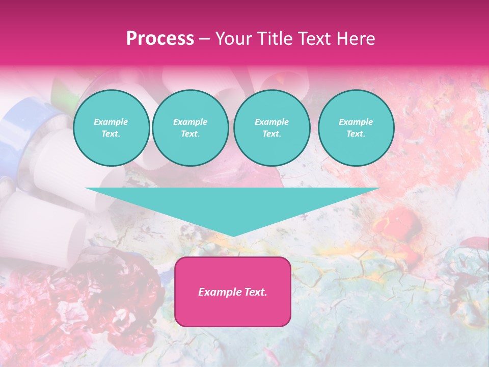A Group Of Paint Tubes Sitting On Top Of A Table PowerPoint Template