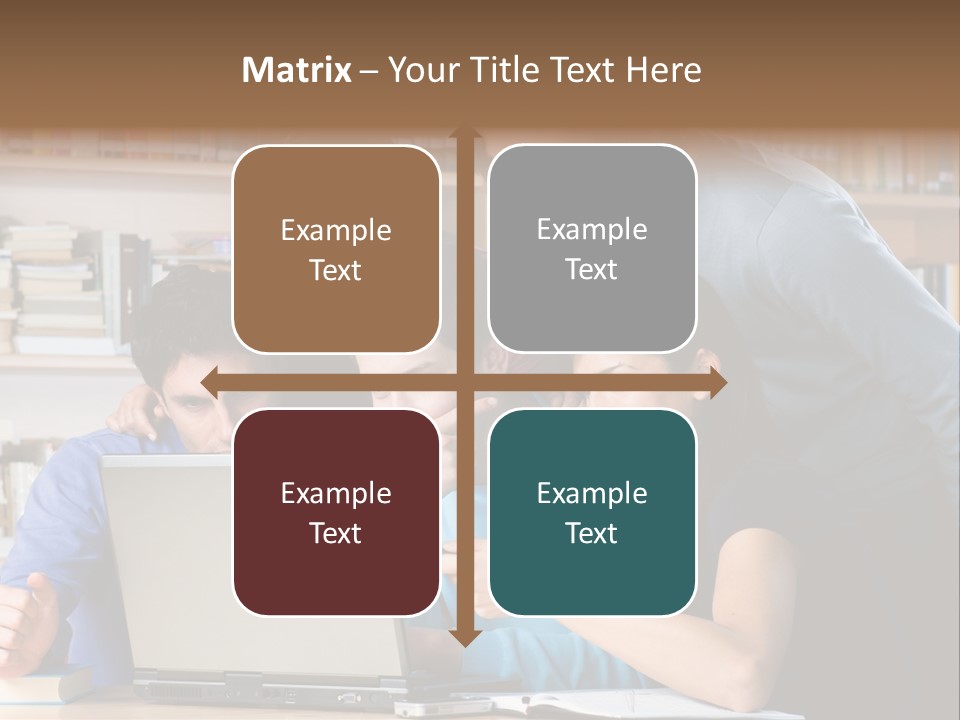 Wireless College Team PowerPoint Template