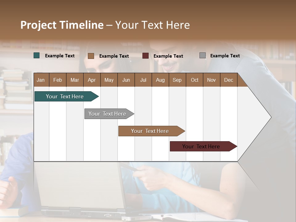 Wireless College Team PowerPoint Template