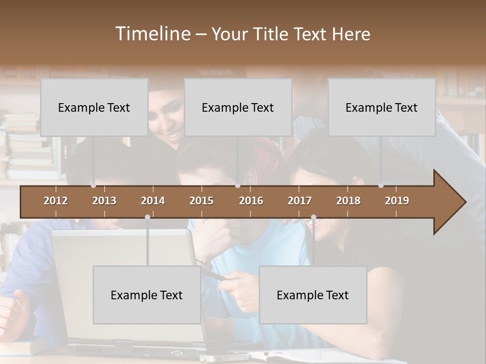 Wireless College Team PowerPoint Template