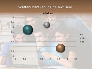 Wireless College Team PowerPoint Template