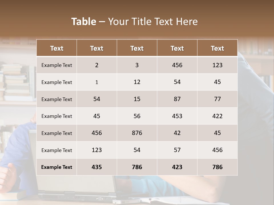 Wireless College Team PowerPoint Template