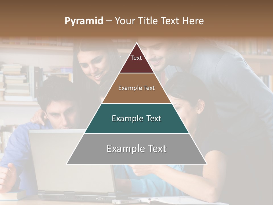 Wireless College Team PowerPoint Template