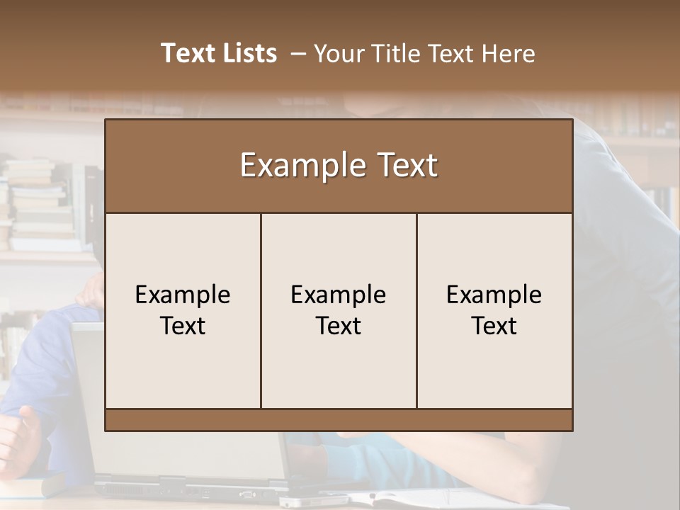 Wireless College Team PowerPoint Template