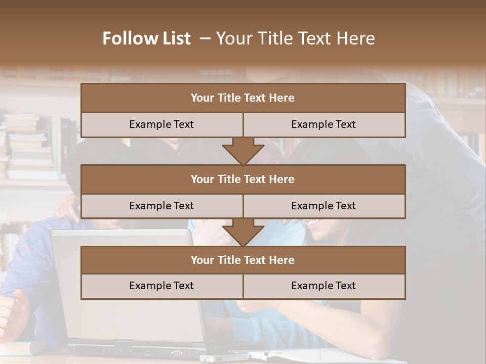 Wireless College Team PowerPoint Template