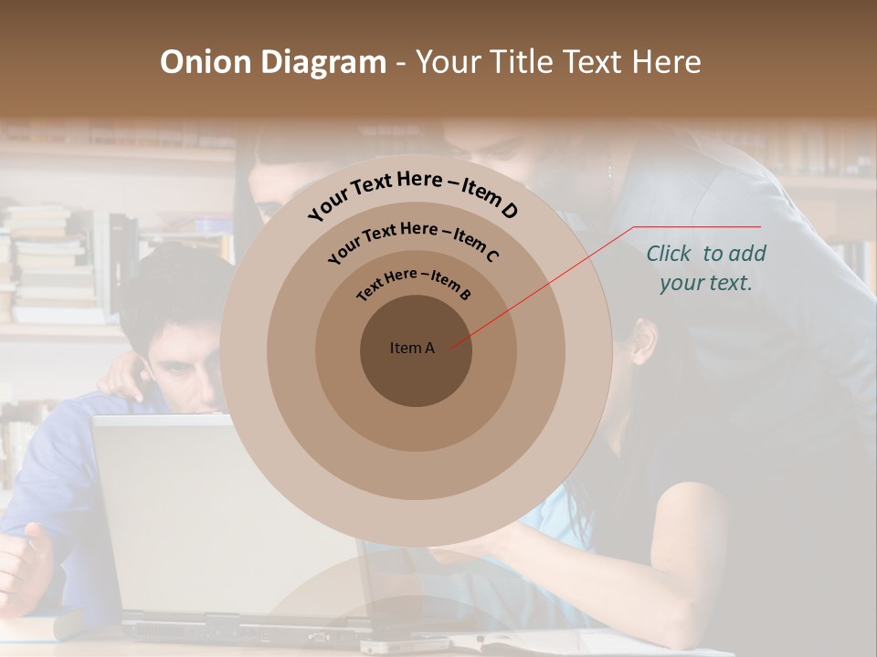 Wireless College Team PowerPoint Template