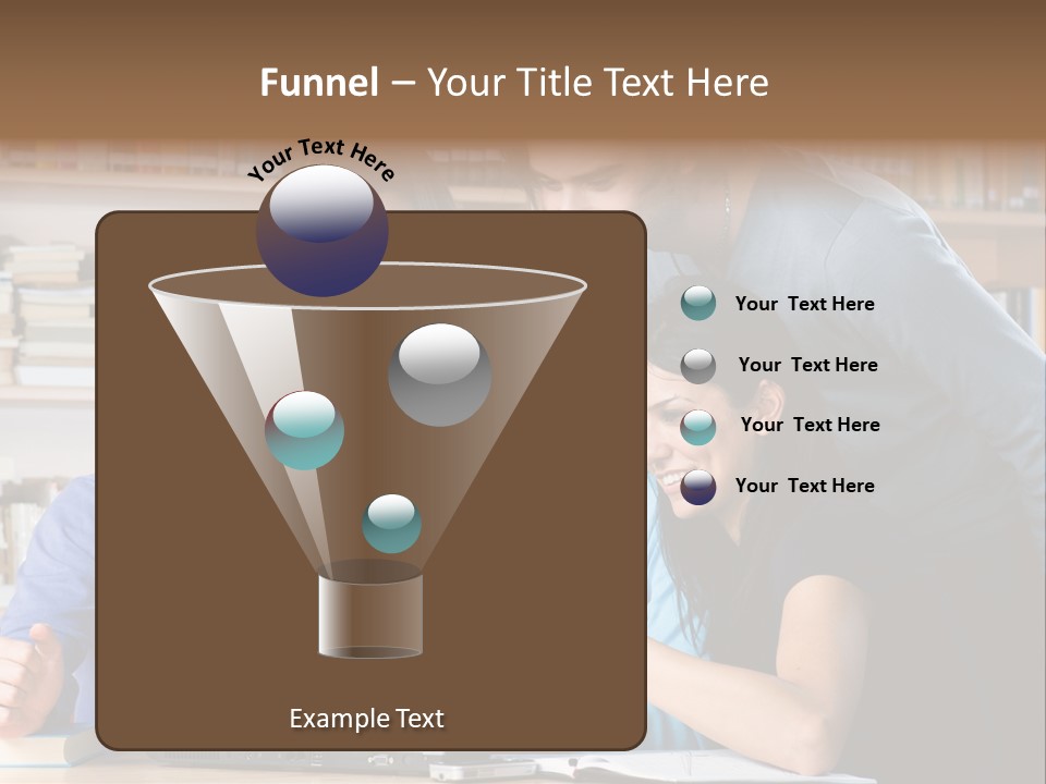 Wireless College Team PowerPoint Template