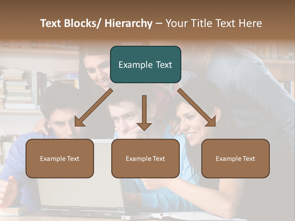 Wireless College Team PowerPoint Template