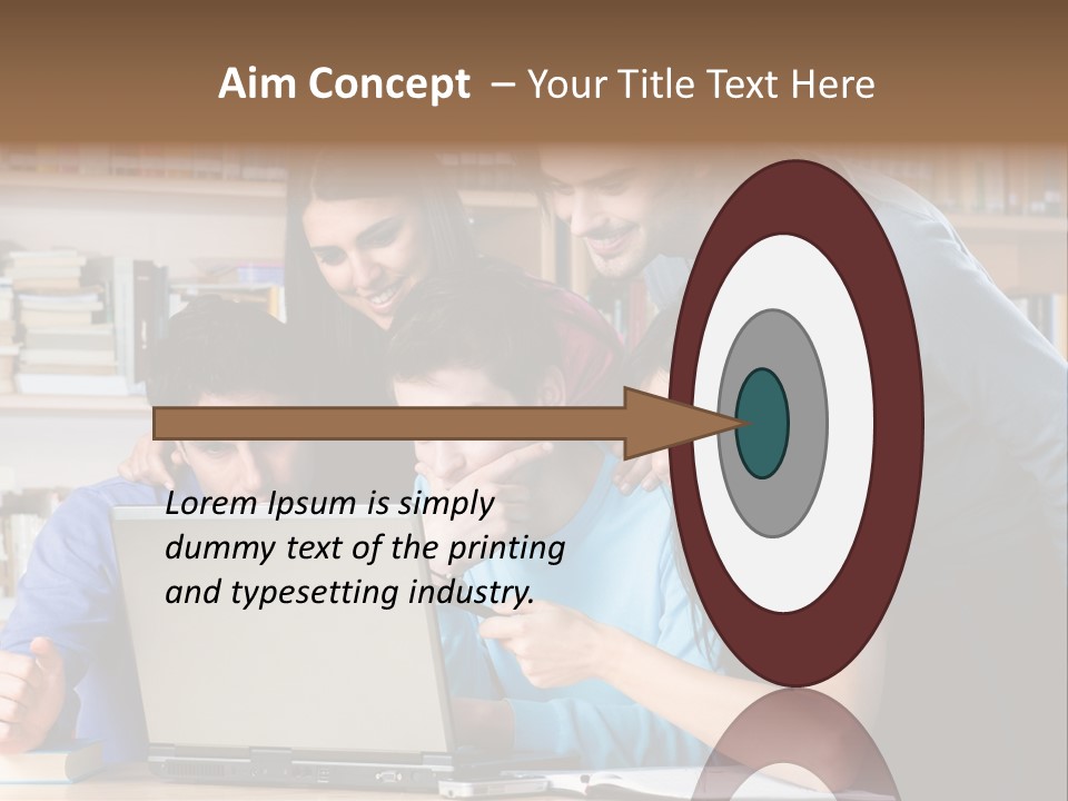 Wireless College Team PowerPoint Template