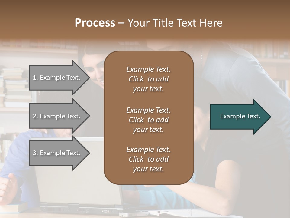 Wireless College Team PowerPoint Template