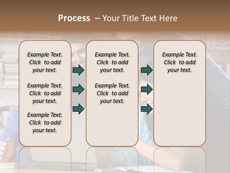 Wireless College Team PowerPoint Template