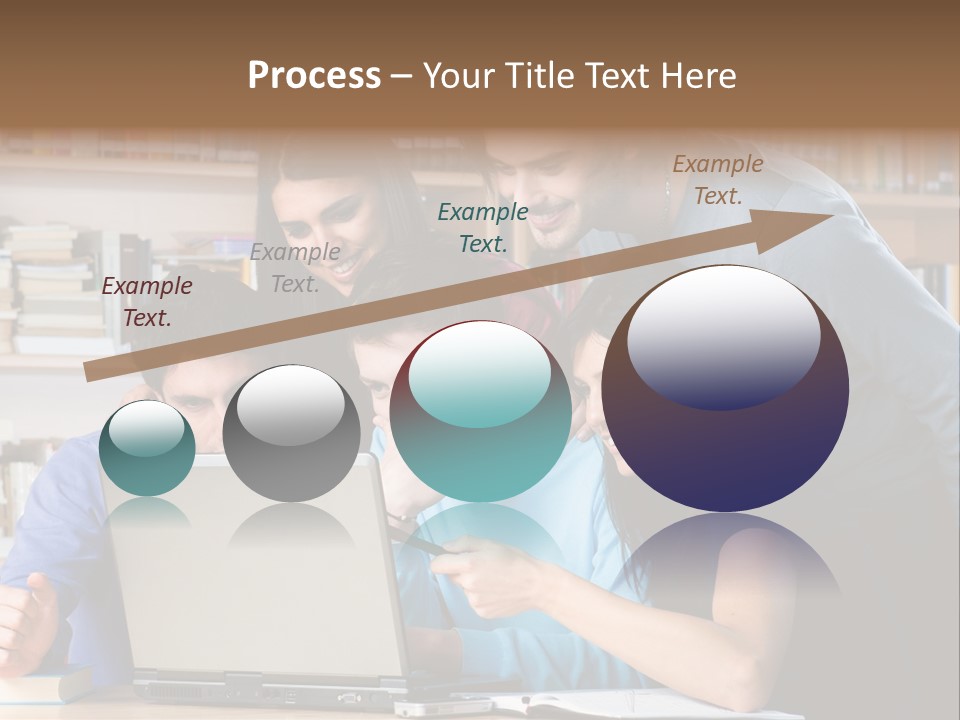 Wireless College Team PowerPoint Template
