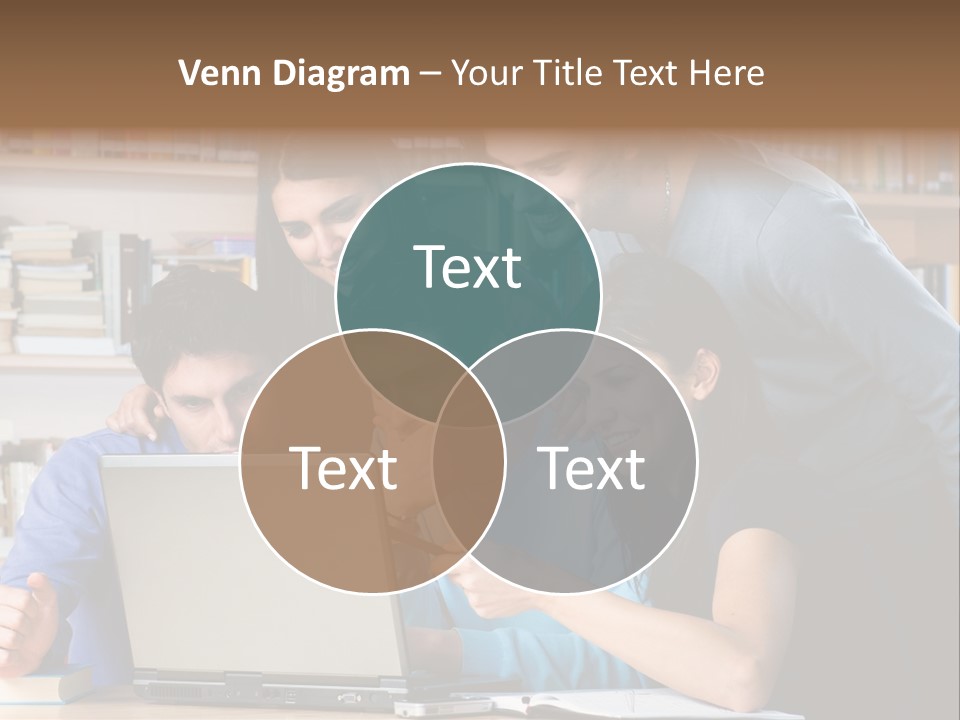 Wireless College Team PowerPoint Template