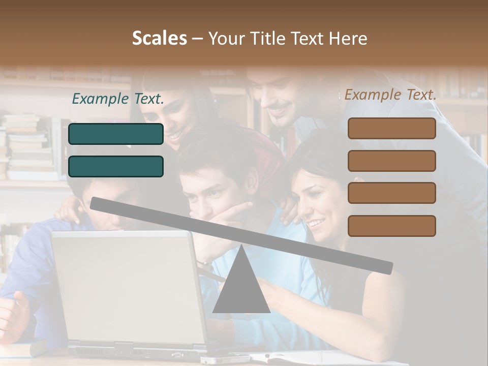 Wireless College Team PowerPoint Template