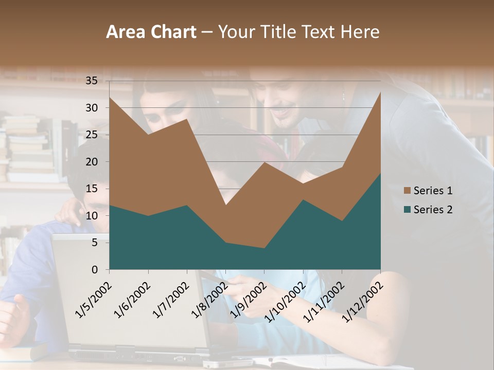 Wireless College Team PowerPoint Template