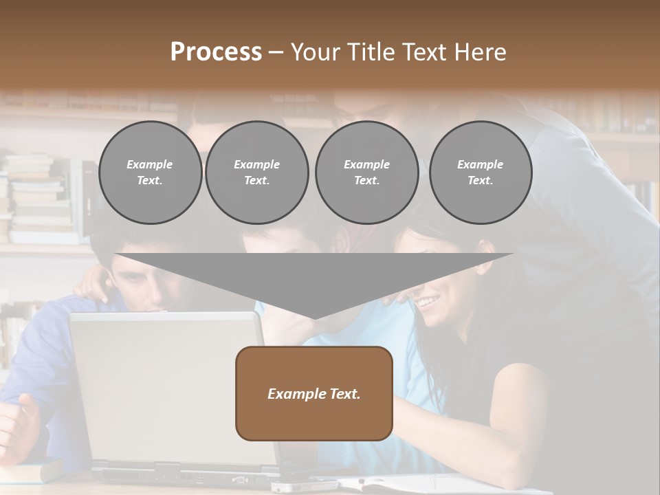 Wireless College Team PowerPoint Template