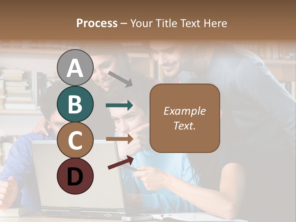Wireless College Team PowerPoint Template