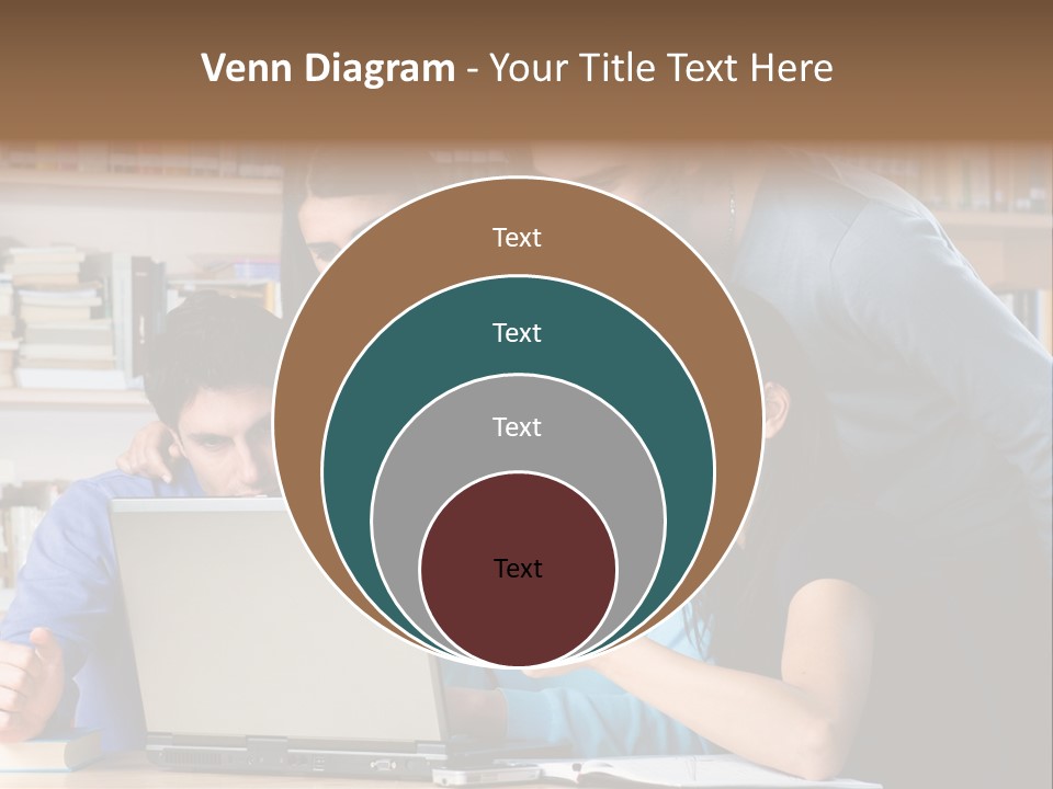 Wireless College Team PowerPoint Template