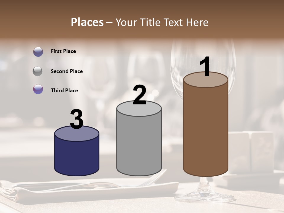 Wine Luxury Tableware PowerPoint Template