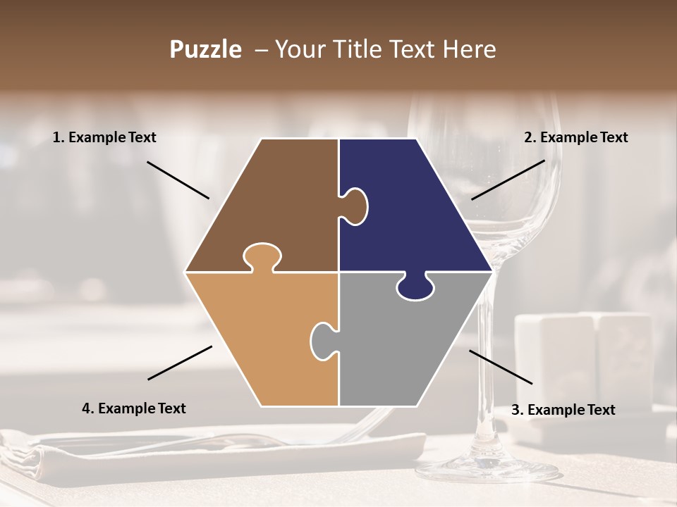 Wine Luxury Tableware PowerPoint Template