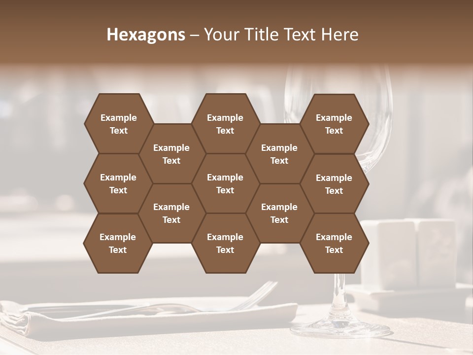 Wine Luxury Tableware PowerPoint Template