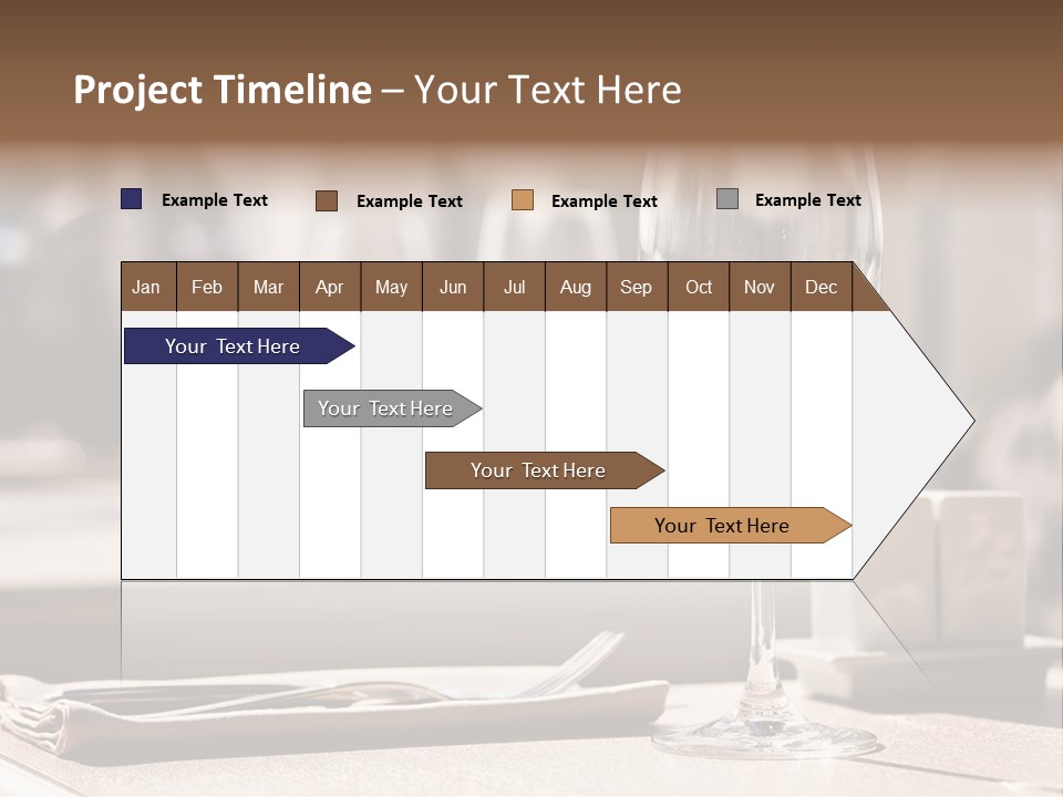 Wine Luxury Tableware PowerPoint Template