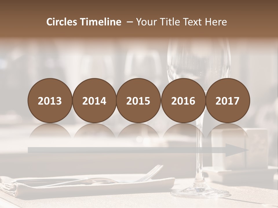 Wine Luxury Tableware PowerPoint Template