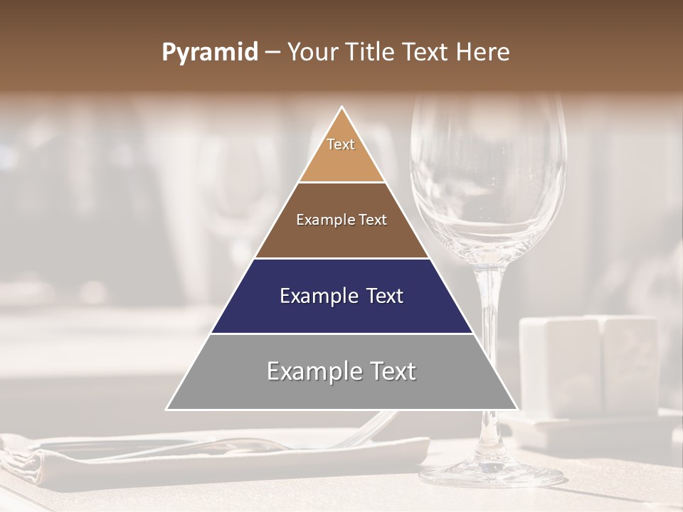 Wine Luxury Tableware PowerPoint Template