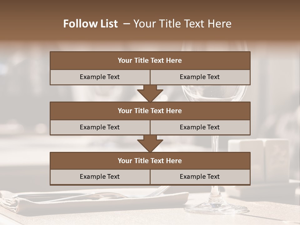 Wine Luxury Tableware PowerPoint Template