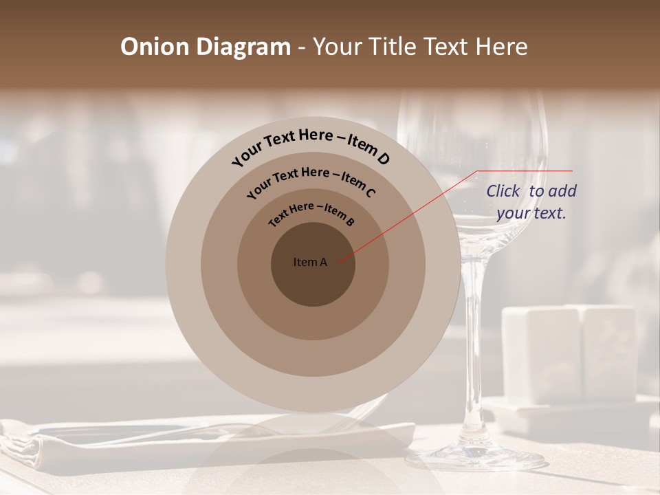 Wine Luxury Tableware PowerPoint Template